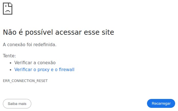mensagem erro nginx 444
