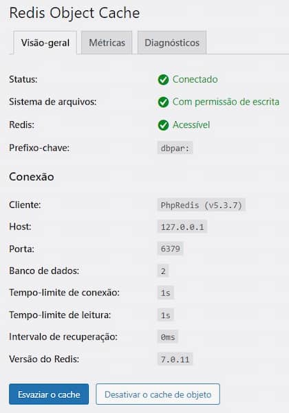 plugin redis painel